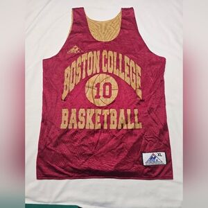 Vintage Boston College Reversible Basketball Jersey Apex XL